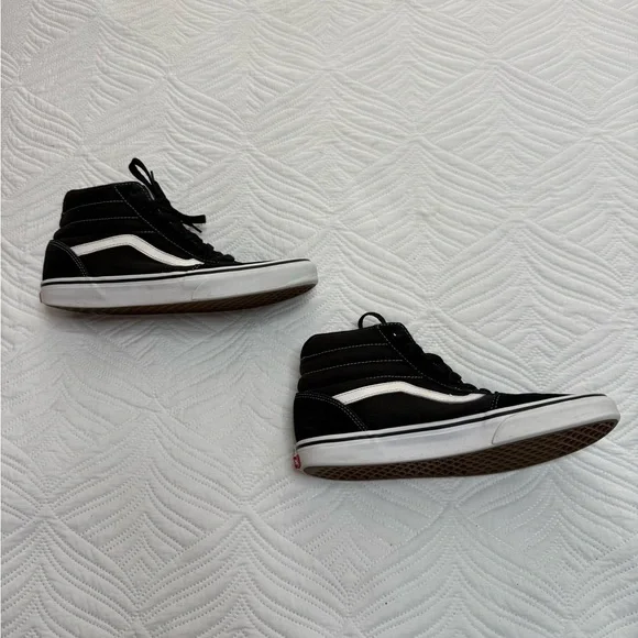 Vans Men’s SK-8 Black Suede High Top Sneakers. Size 8 Women’s 9 - Picture 4 of 7